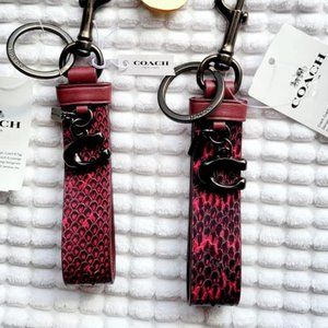 Coach Charm: Exotic Leather Loop